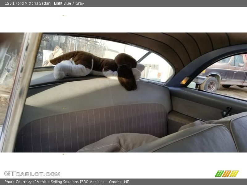 Light Blue / Gray 1951 Ford Victoria Sedan