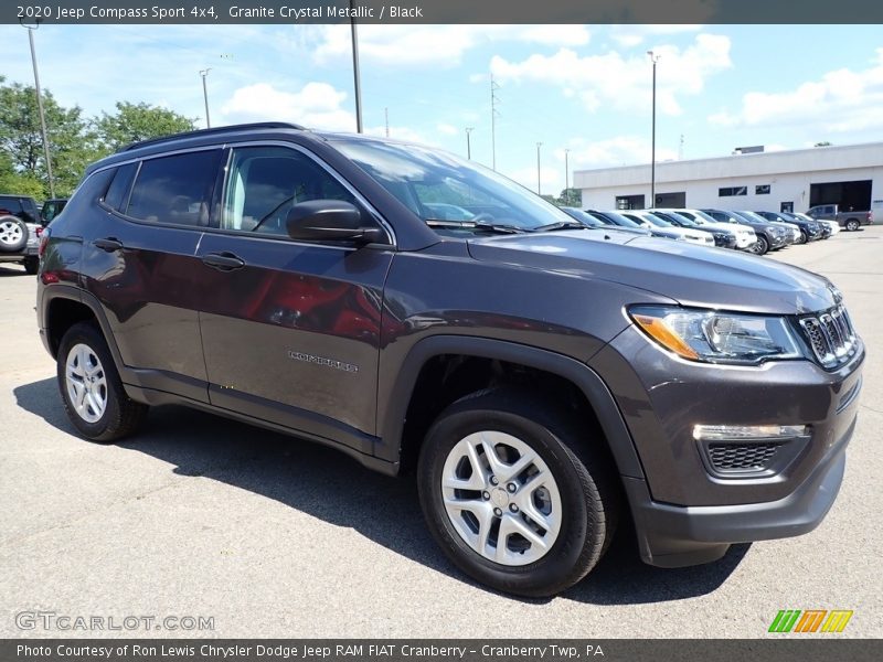 Granite Crystal Metallic / Black 2020 Jeep Compass Sport 4x4