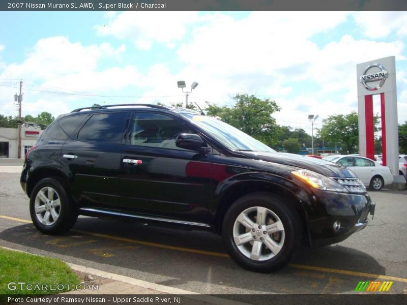 Super Black / Charcoal 2007 Nissan Murano SL AWD