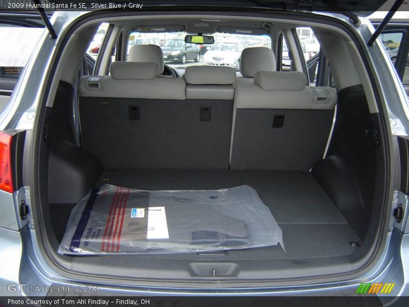 Silver Blue / Gray 2009 Hyundai Santa Fe SE