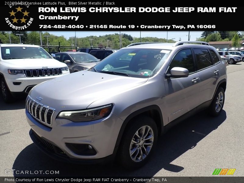 Billet Silver Metallic / Black 2020 Jeep Cherokee Latitude Plus