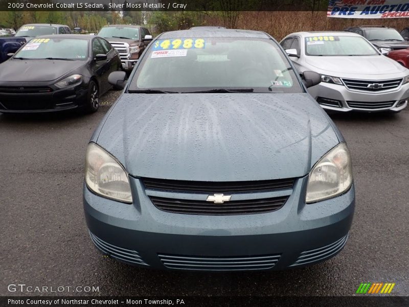 Silver Moss Metallic / Gray 2009 Chevrolet Cobalt LS Sedan