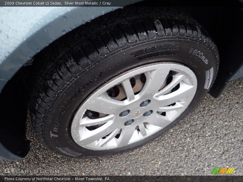 Silver Moss Metallic / Gray 2009 Chevrolet Cobalt LS Sedan
