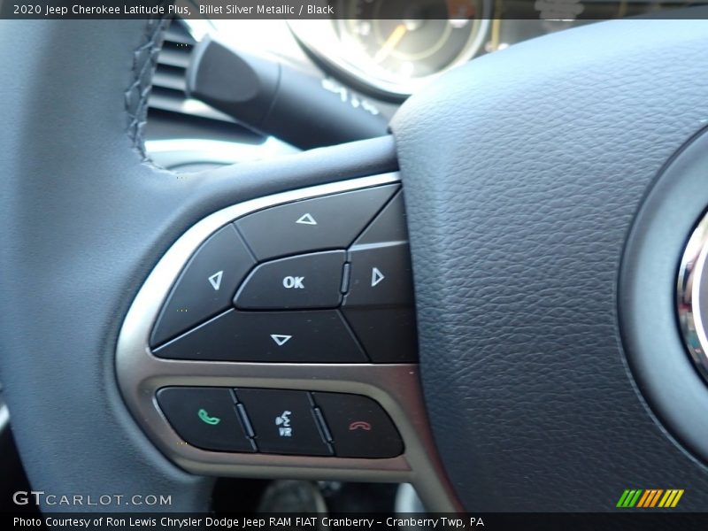 Billet Silver Metallic / Black 2020 Jeep Cherokee Latitude Plus