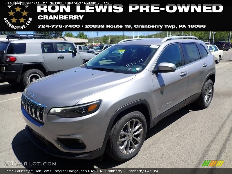 Billet Silver Metallic / Black 2020 Jeep Cherokee Latitude Plus