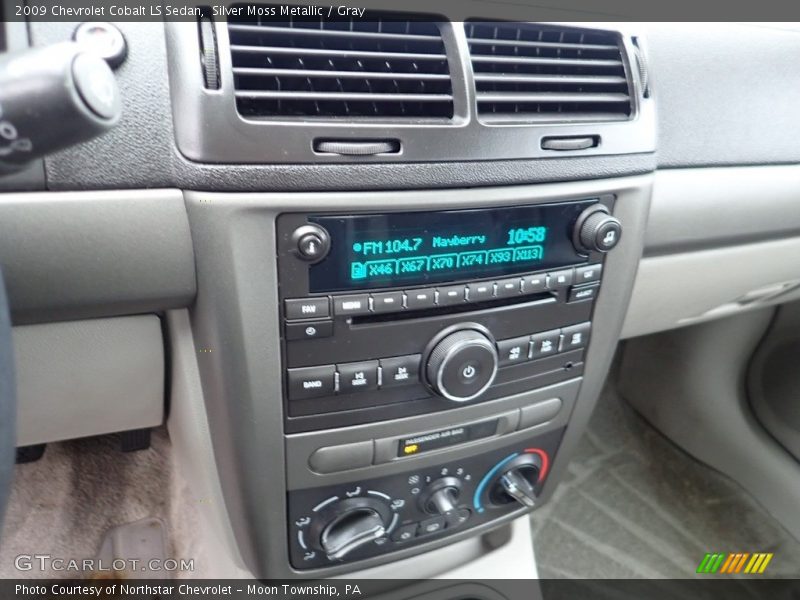 Silver Moss Metallic / Gray 2009 Chevrolet Cobalt LS Sedan