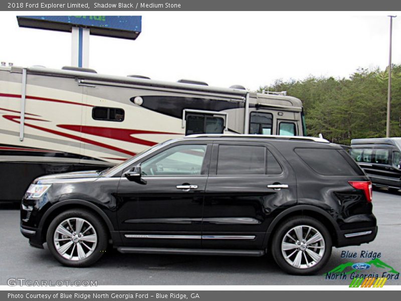 Shadow Black / Medium Stone 2018 Ford Explorer Limited