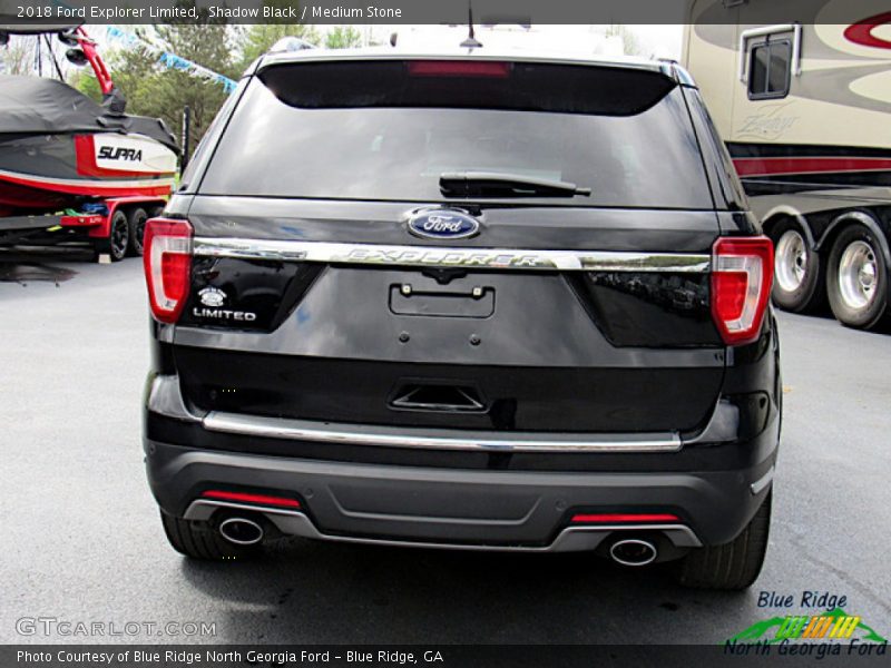 Shadow Black / Medium Stone 2018 Ford Explorer Limited