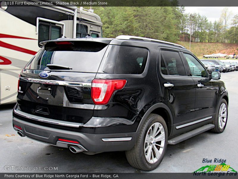 Shadow Black / Medium Stone 2018 Ford Explorer Limited