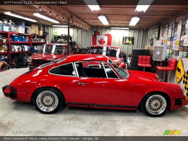 Guardsman Red / Black 1976 Porsche 912 E