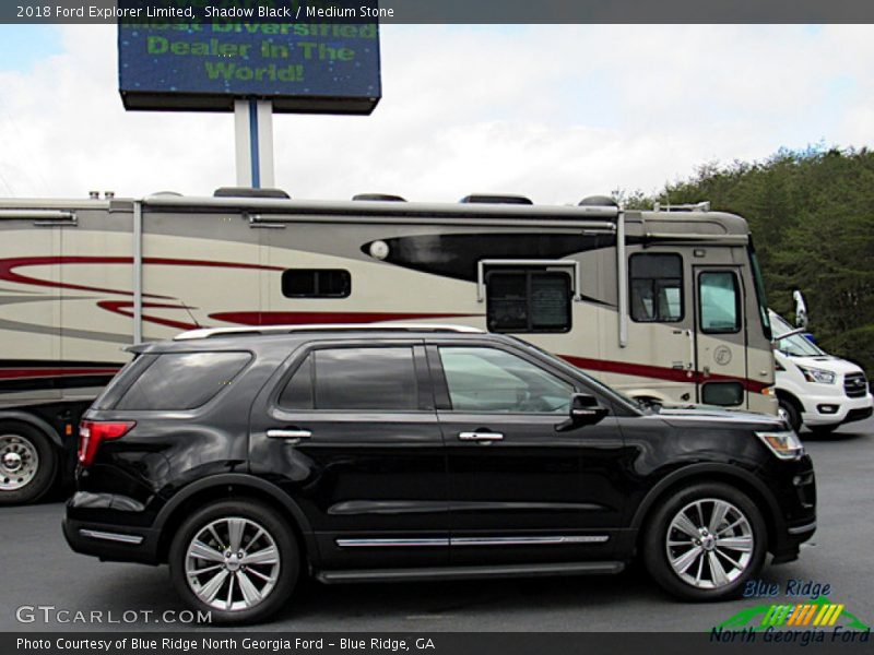 Shadow Black / Medium Stone 2018 Ford Explorer Limited