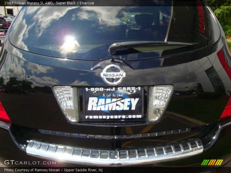 Super Black / Charcoal 2007 Nissan Murano SL AWD