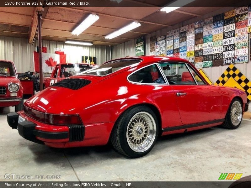 Guardsman Red / Black 1976 Porsche 912 E