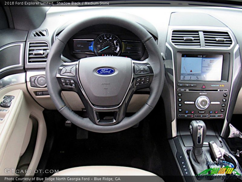 Shadow Black / Medium Stone 2018 Ford Explorer Limited