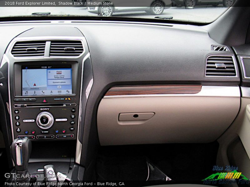 Shadow Black / Medium Stone 2018 Ford Explorer Limited