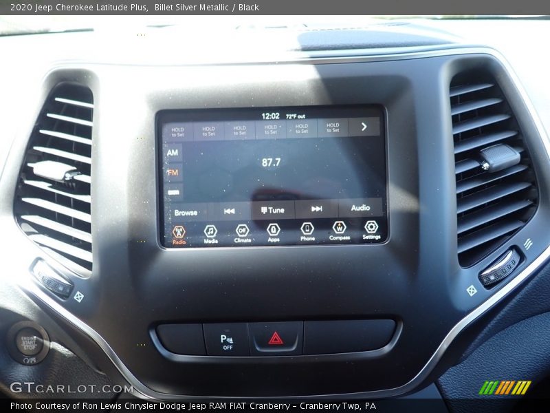 Billet Silver Metallic / Black 2020 Jeep Cherokee Latitude Plus