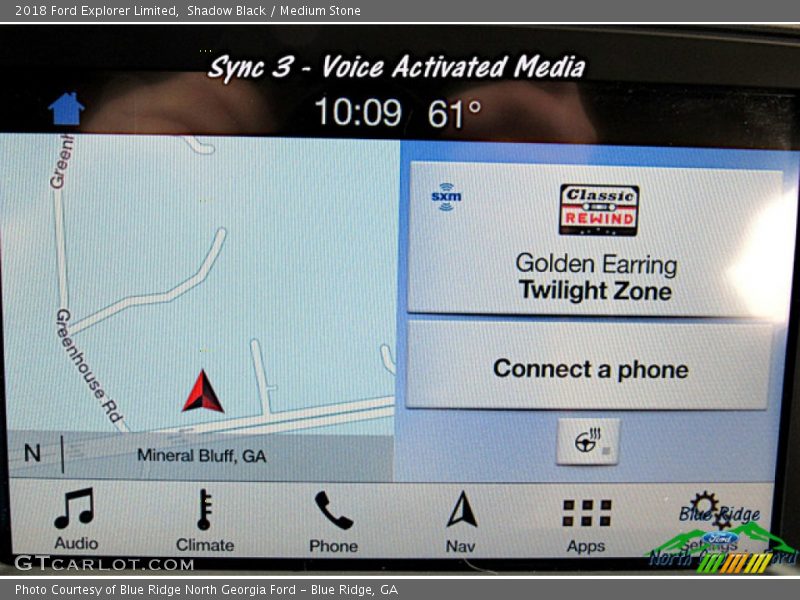 Shadow Black / Medium Stone 2018 Ford Explorer Limited