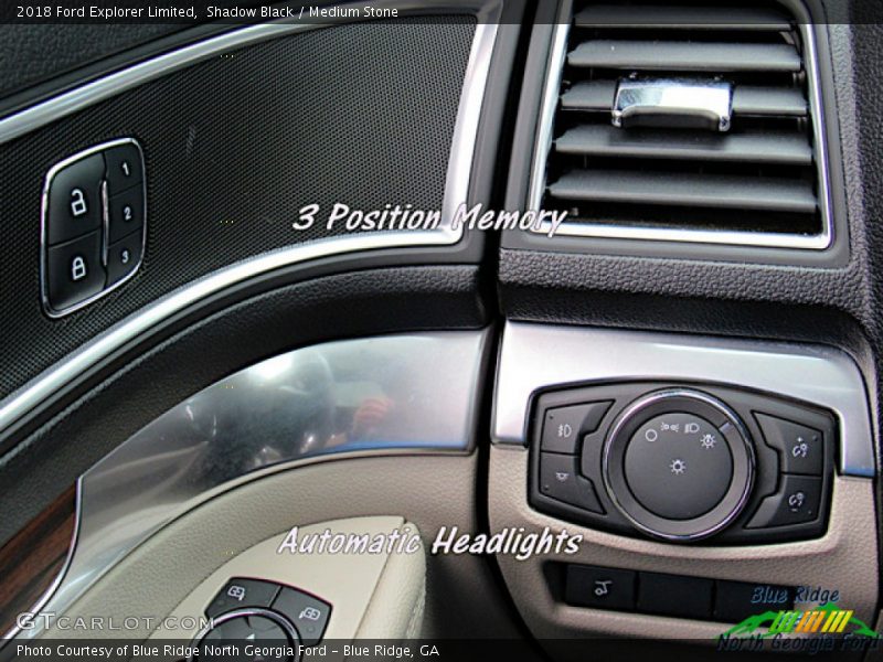 Shadow Black / Medium Stone 2018 Ford Explorer Limited