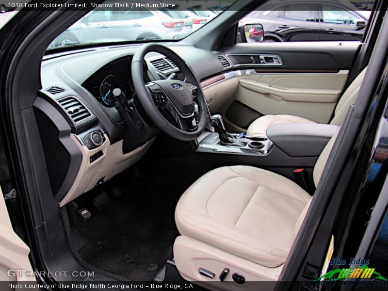 Shadow Black / Medium Stone 2018 Ford Explorer Limited