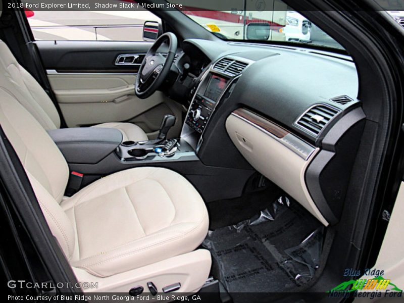 Shadow Black / Medium Stone 2018 Ford Explorer Limited