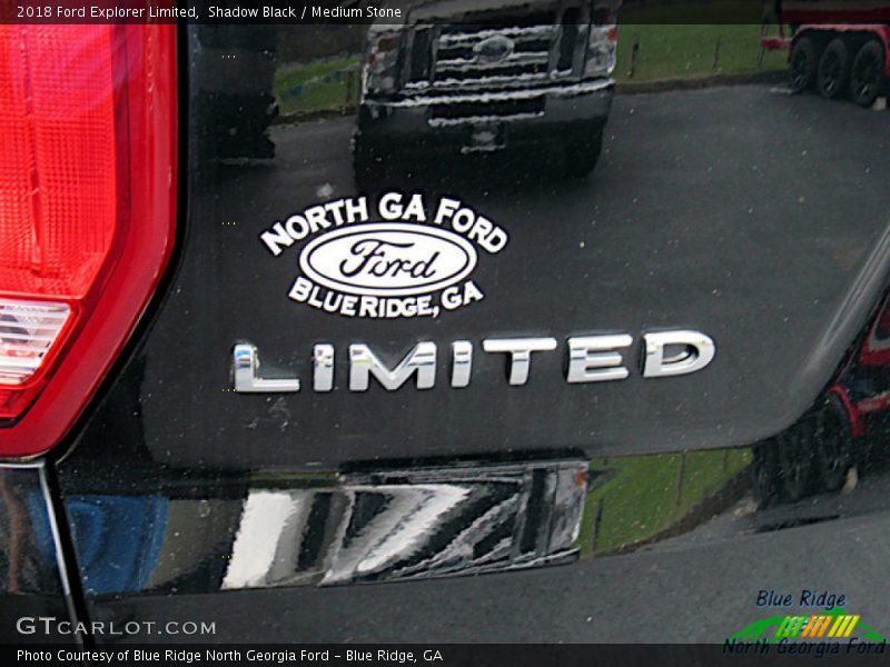 Shadow Black / Medium Stone 2018 Ford Explorer Limited
