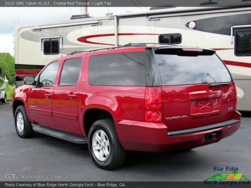 Crystal Red Tintcoat / Light Tan 2013 GMC Yukon XL SLT