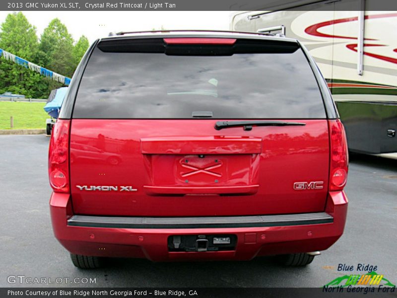 Crystal Red Tintcoat / Light Tan 2013 GMC Yukon XL SLT