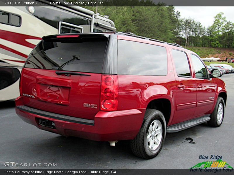 Crystal Red Tintcoat / Light Tan 2013 GMC Yukon XL SLT