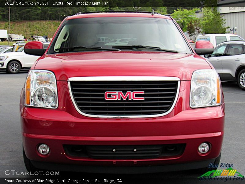 Crystal Red Tintcoat / Light Tan 2013 GMC Yukon XL SLT