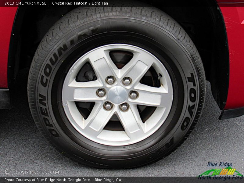 Crystal Red Tintcoat / Light Tan 2013 GMC Yukon XL SLT