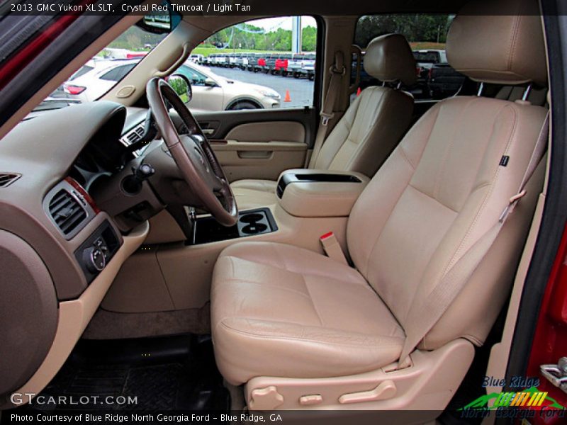Crystal Red Tintcoat / Light Tan 2013 GMC Yukon XL SLT