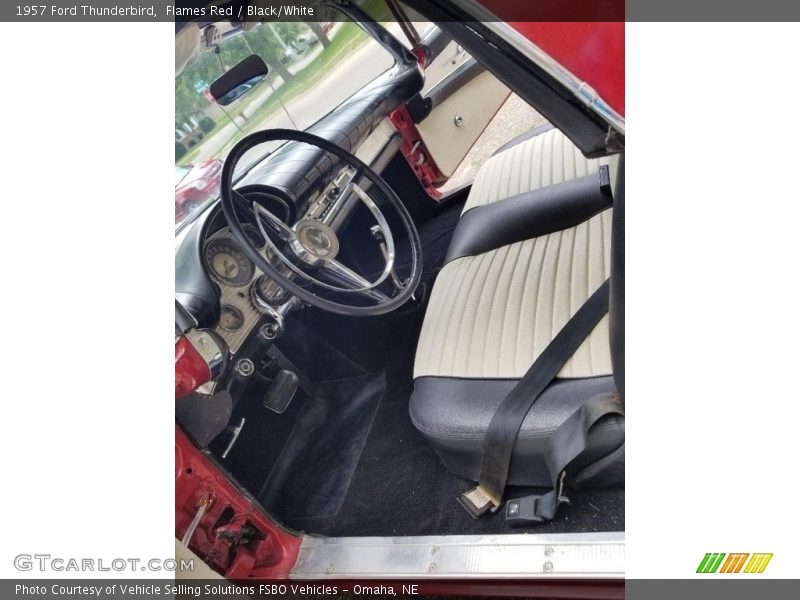 Flames Red / Black/White 1957 Ford Thunderbird