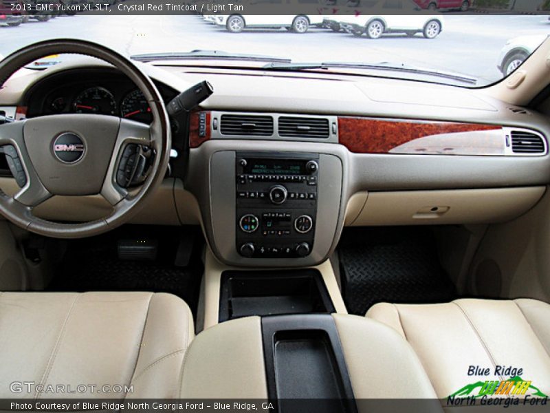 Crystal Red Tintcoat / Light Tan 2013 GMC Yukon XL SLT