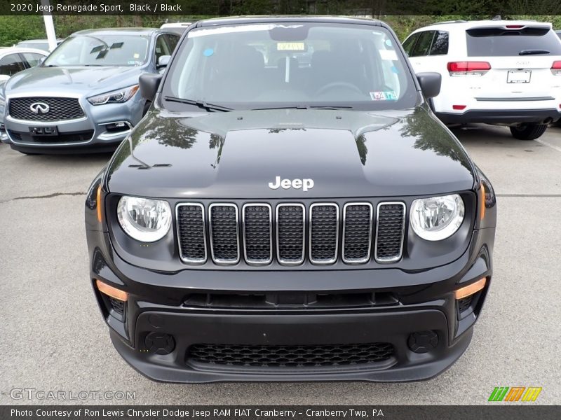 Black / Black 2020 Jeep Renegade Sport