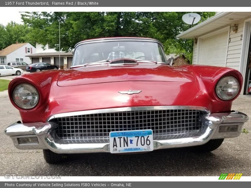 Flames Red / Black/White 1957 Ford Thunderbird