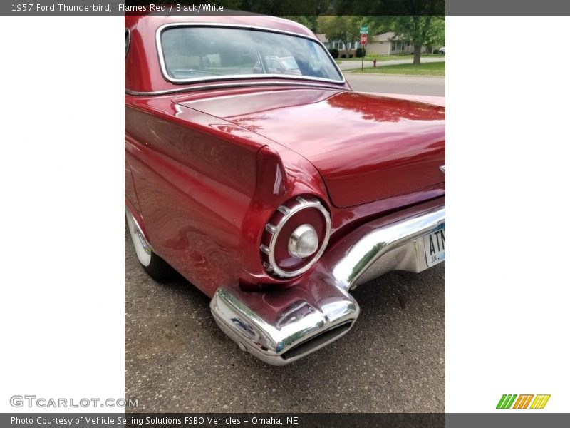 Flames Red / Black/White 1957 Ford Thunderbird