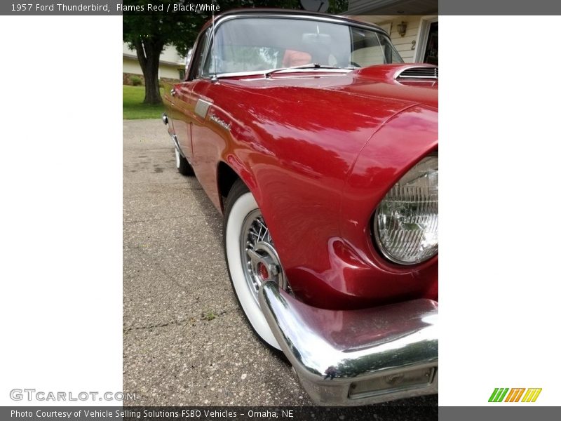 Flames Red / Black/White 1957 Ford Thunderbird