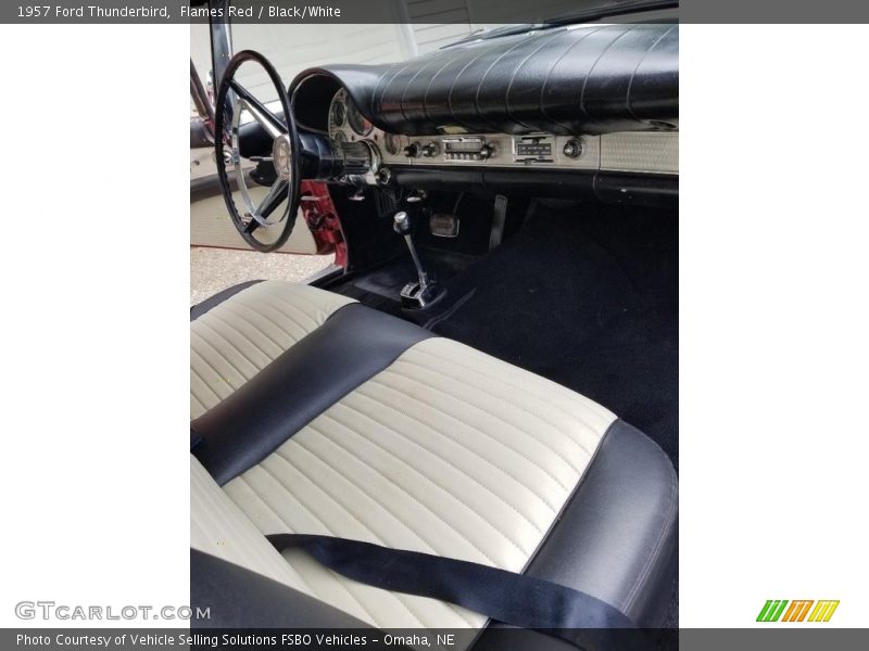 Front Seat of 1957 Thunderbird 