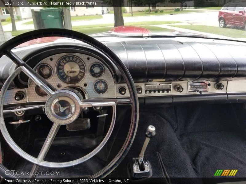 Dashboard of 1957 Thunderbird 