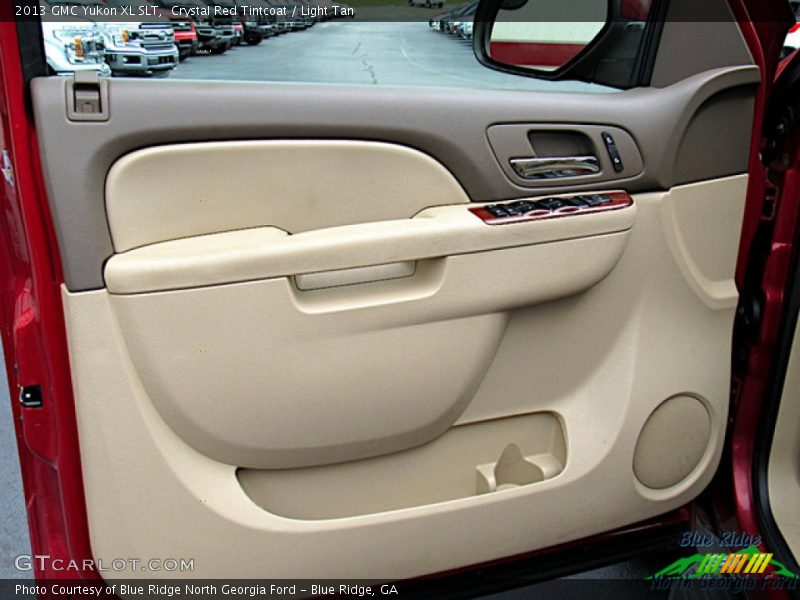 Crystal Red Tintcoat / Light Tan 2013 GMC Yukon XL SLT