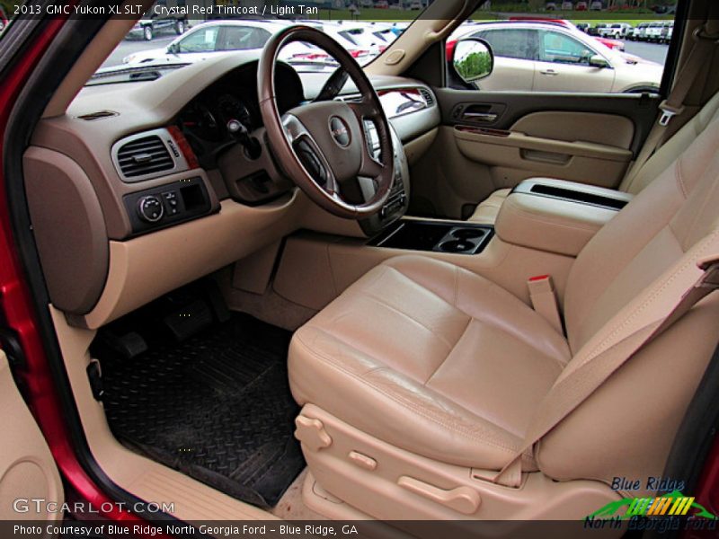 Crystal Red Tintcoat / Light Tan 2013 GMC Yukon XL SLT