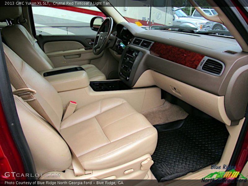 Crystal Red Tintcoat / Light Tan 2013 GMC Yukon XL SLT