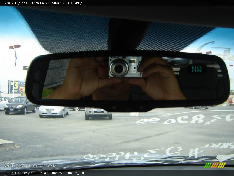 Silver Blue / Gray 2009 Hyundai Santa Fe SE