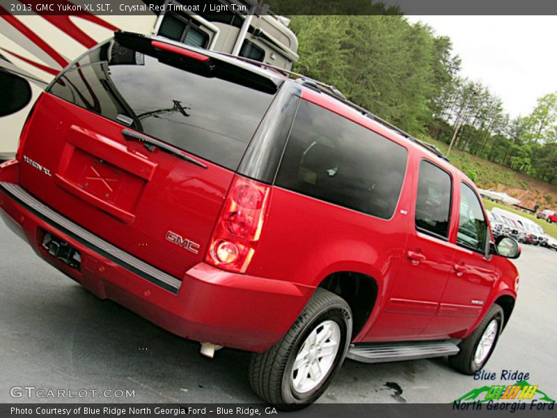 Crystal Red Tintcoat / Light Tan 2013 GMC Yukon XL SLT