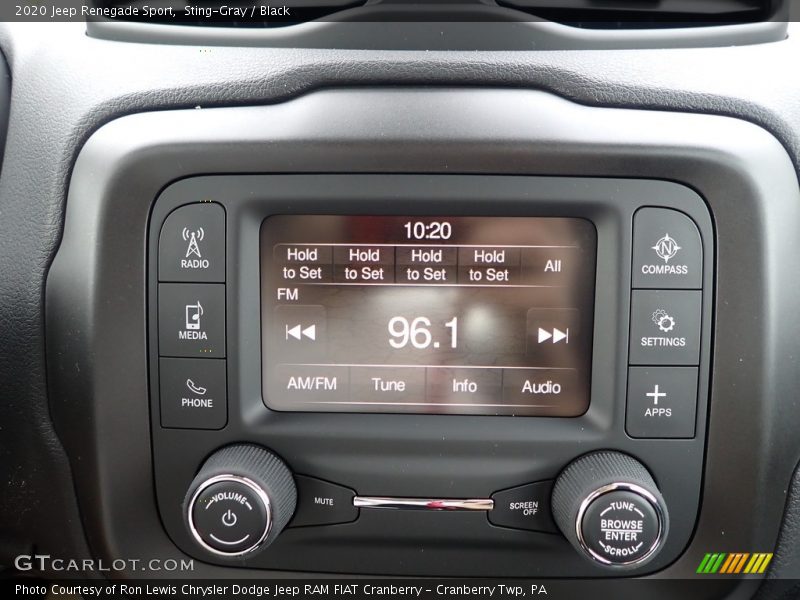 Sting-Gray / Black 2020 Jeep Renegade Sport