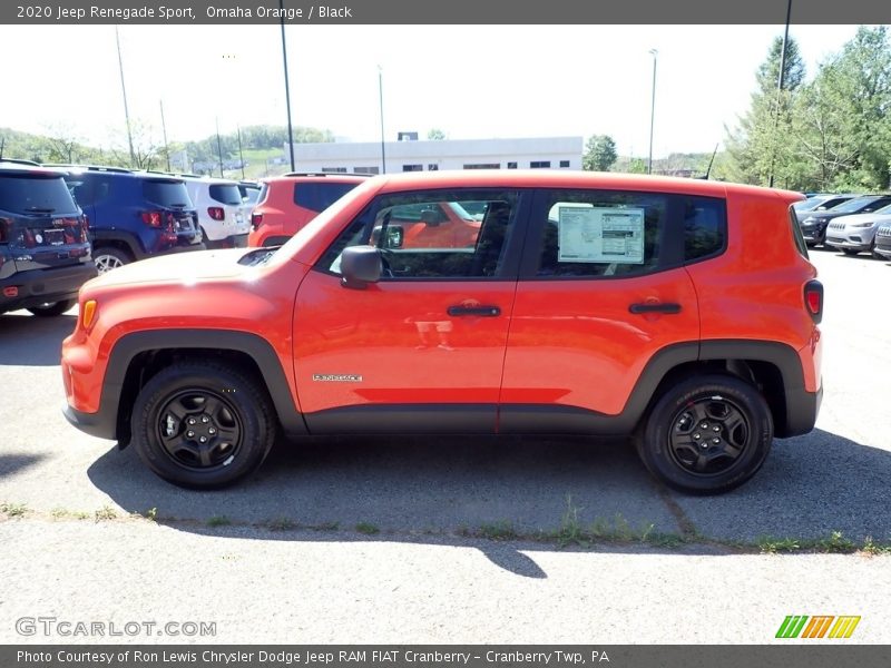 Omaha Orange / Black 2020 Jeep Renegade Sport