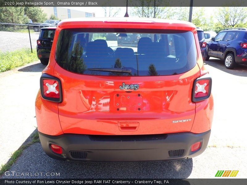 Omaha Orange / Black 2020 Jeep Renegade Sport
