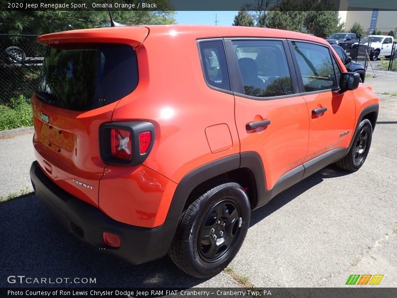 Omaha Orange / Black 2020 Jeep Renegade Sport