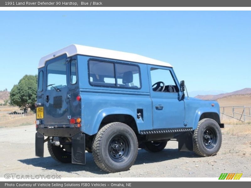 Blue / Black 1991 Land Rover Defender 90 Hardtop