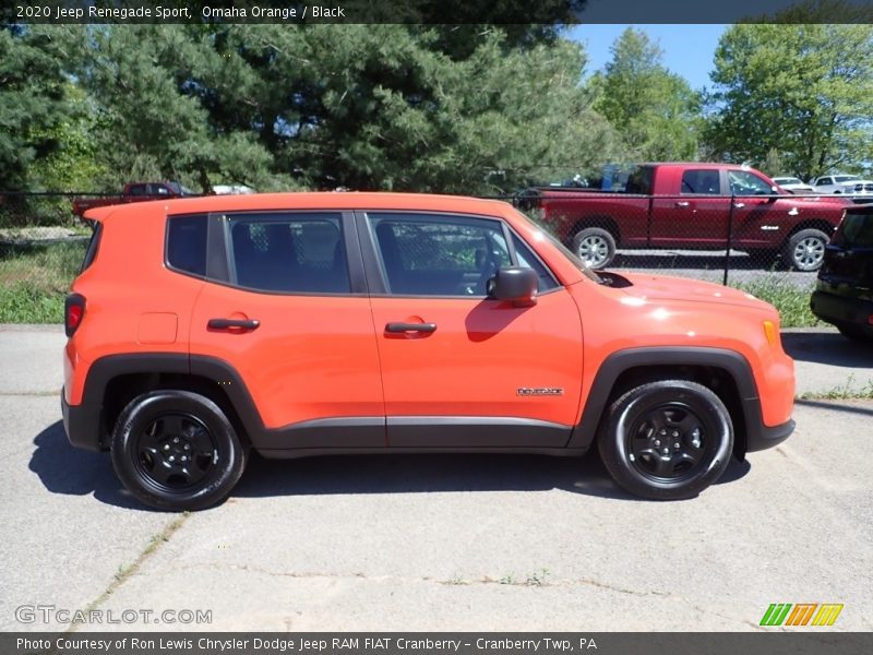 Omaha Orange / Black 2020 Jeep Renegade Sport